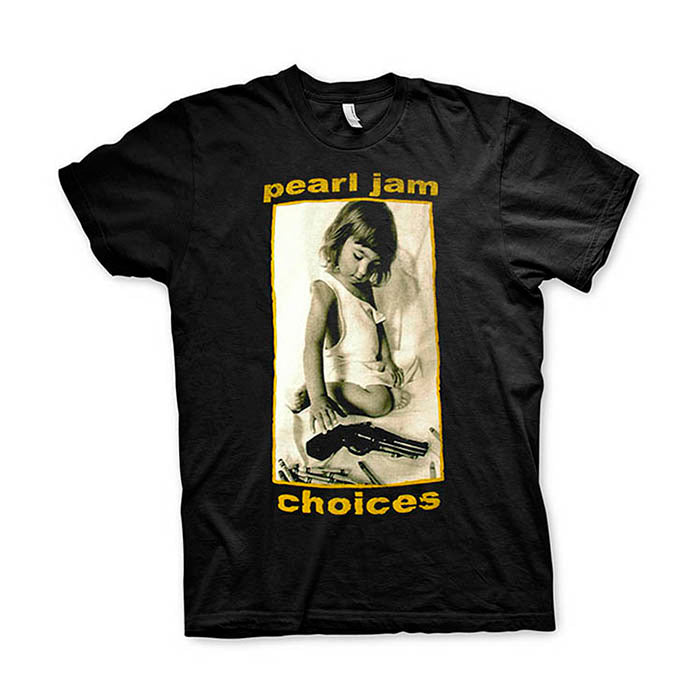 Pearl Jam Unisex T-Shirt: Stickman (Back Print) Small / Black