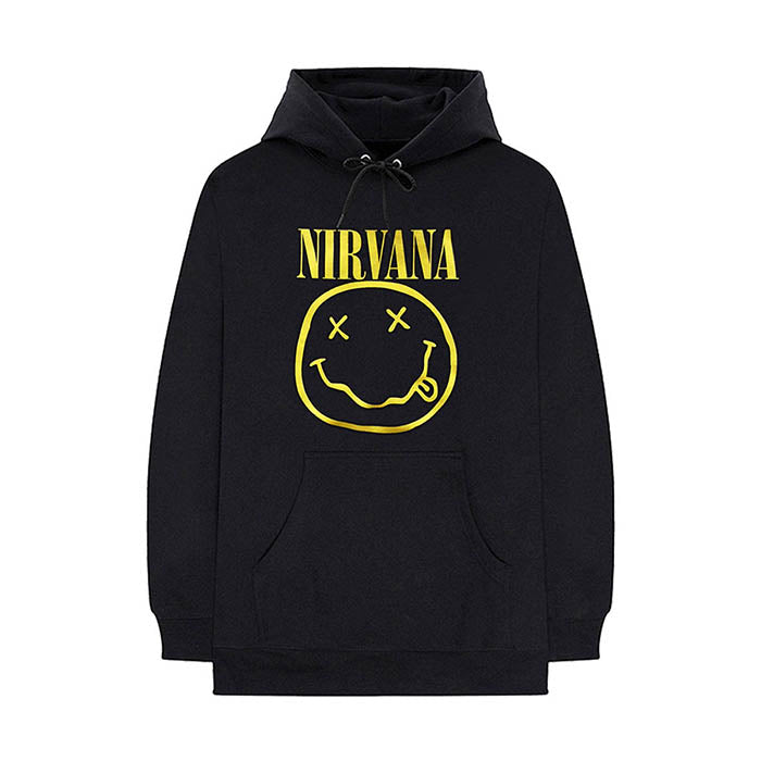 Nirvana Smiley Pullover Hoodie – GIG-MERCH.com